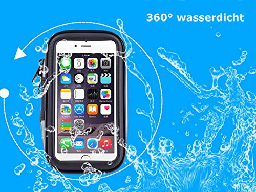 haodou supporto bicicletta impermeabile per Smartphone Supporto Stabile volante titolare 4.7Â pollici adatto per tutti i tipi di bicicletta e manubrio nero