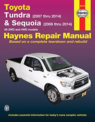 Toyota Tundra & Sequoia: 07-14 (Hayne's Automotive Repair Manual)