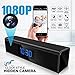 Price comparison product image Balscw-J Spy Camera, Mini Hidden Camera Clock with Night Vision 1080P WiFi Spy Cam with Motion Detection Camera Hidden Real Time Home or Surveillance