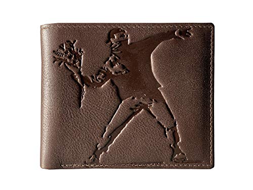Corder London - Cartera para hombre de piel Hombre Marrón marrón oscuro Talla única