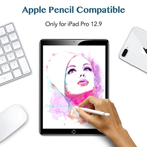 1 x iPad Pro 12.9 2017 Schutzfolie, ESR® HD Tempered Glas Folie für iPad Pro 12,9 Zoll 2017 - 3