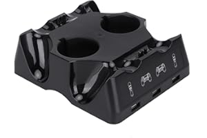 Topiky 4 Port USB Charging Dock Station Charger Base Cradle Stand for 4 VR/PS Move Controller