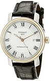 Tissot Herren-Armbanduhr 40mm Armband Leder Schweizer Automatik T0974072603300