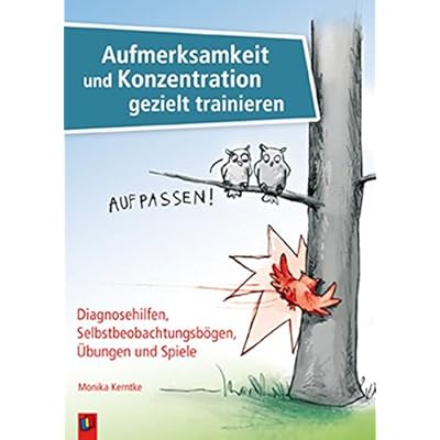 Aufmerksamkeit und Konzentration gezielt trainieren: Diagnosehilfen, Selbstbeobachtungsbögen, Übungen und Spiele