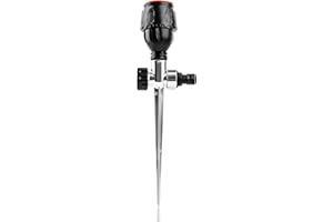 PBUSPU Arroseur de Jardin, 360° Rotatif Arrosage Automatique Pelouse, P ortée jusqu'à 20 m Arroseur Sectoriel Arroseur De Jardin pour Pelouse Fleurs Plantes, Gicleurs de Pelouse Enfichables