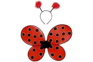 Great Pretenders Ladybird Wings with Headband