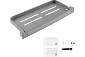 Zilimontt Aluminum RV Folding Shelf, Folding Wall Shelves for RVs, Campers, Bathrooms and Kitchens,90°Fold Up,Space-Saving Shelf for RV Bedside Organizer,Waterproof Metal Storage Rack