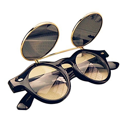 Gleader Gafas Estilo Steampunk De Goth Del Vintage Gafas De Sol para C