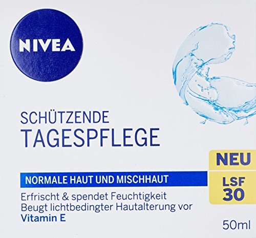 NIVEA Schützende Tages-Gesichtspflege für normale- und Mischhaut, Tiegel, 2er Pack (2 x 50 ml) - 3