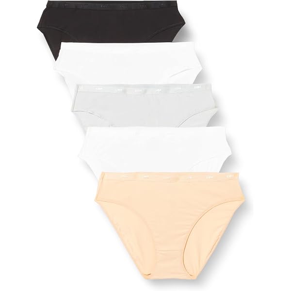 Mutandine Donna DIM - Set Di 5 In Cotone Elasticizzato Multicolore