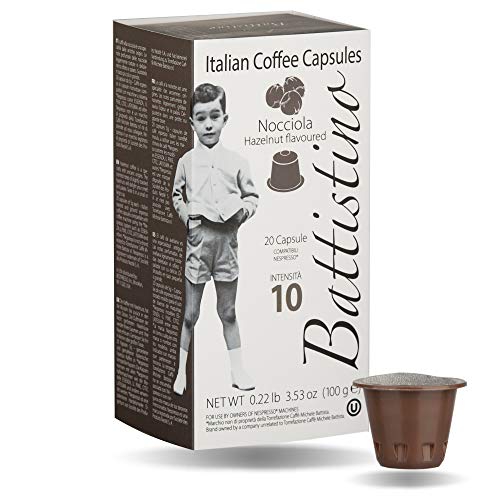 BATTISTINO NOCCIOLA - 100 capsule compatibili Nespresso® - Torrefazione Michele Battista