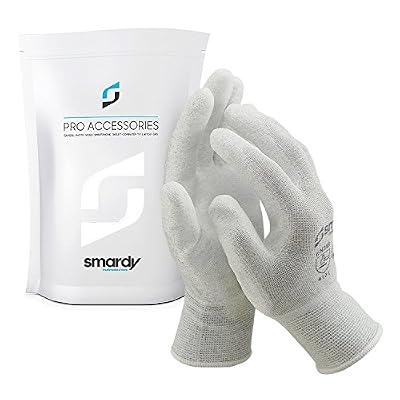smardy Gants ESD Antistatiques pour Ecrans Tactiles, Taille 8 (M)| pour Travailler confortablement ou réparer des appareils sensibles ou électroniques