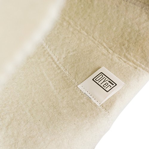 DIYer® – Saunahut Saunamütze Saunakappe Filzkappe – Neutral – 100% Baumwolle Filz – Farbe weiß - 5