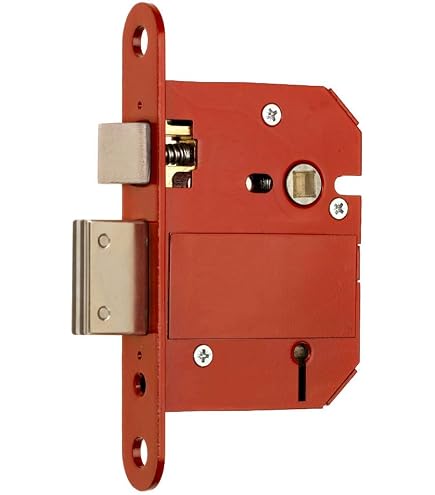 Union 5 Lever Mortice Sash Lock 79.5mm | BS3621 Approved, Satin Chrome, 15 Year Guarantee