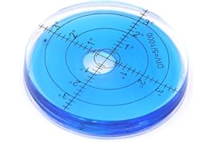 CHILOSKIT Nivel de burbuja de 66 mm, nivel de burbuja para vehículos recreativos, precisión de 30 pies/2 mm