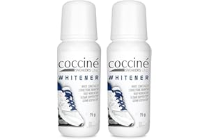 Coccine - Whitener I Sbiancante per scarpe da ginnastica I Lucido per scarpe bianco I Pulizia della suola I Rinnovamento della pelle bianca I Per scarpe da ginnastica bianche