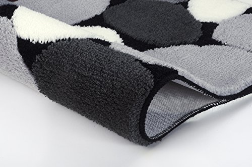 Kleine Wolke 8972926360 Badteppich Stone , 60 x 100 cm, schwarz - 3
