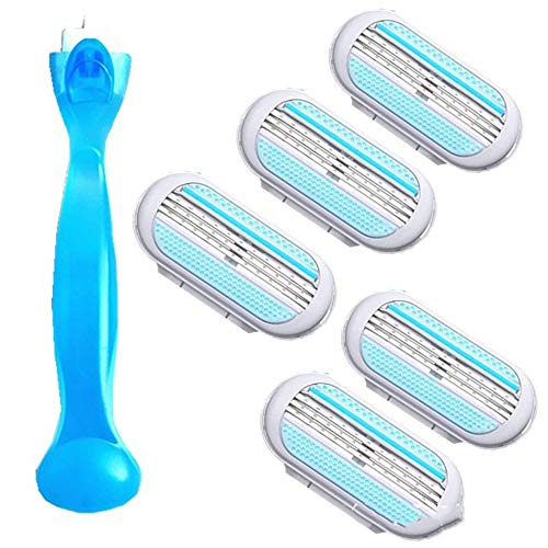 Preisvergleich Produktbild Hukangyu1231 Frauen-Handbuch Haarentfernung und Haarentfernung Drei-Schicht-Unisex-Rasierer 1 Halter 5 Set Schlüsselanhänger Tier Schlüsselanhänger Auto Tasc