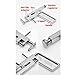 Steel Ear Body Lips Nose Navel Body Piercing Gun with 98 Pair Studs Set Silver