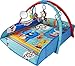 Produktbild Baby Spielteppich mit Bogen – 4in1 Krabbeldecke & Kuschelteppich mit Spielbogen im bunten & musikalischen Tiere Design