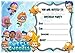 Price comparison product image Bubble Guppies Childrens Birthday Party Invites - Landscape Design - Party Supplies / Accessories (Pack of 12 A5 Invitations With Envelopes)