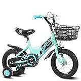 * 12 "14" 16 "18" 4 radios de acero tamaño, bicicletas para niños, con neumáticos gruesos antideslizantes resistentes al desgaste