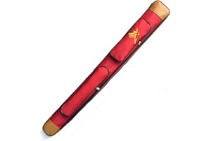 SOFIALXC Bolsas De Espadas De Tai Chi De Doble Capa, Tela Oxford Wushu Bolsa De Arma con Estuche Kendo,Red