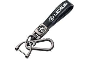 ACHARD Car Keychain Keyring, Car Key Fob Key Chain Replacement Compatible with All Brands Listed,Car Key Accessory,Black