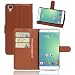 Produktbild Bluboo Maya Hülle, Forhouse [Magnetverschluss][Ultra Slim Fit] Flip Case PU Leder Brieftasche mit Card Slots Ganzkörperschutz [Flip Stand] Cover für Bluboo Maya (Braun)