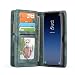 Produktbild Handyhülle für Samsung Galaxy S9 Plus SM-G965 6.2 Zoll Hülle Flip Case mit Kartenfächern Cover Geldbeutel Etui aus Kunstleder Schutzhülle Tasche Blau