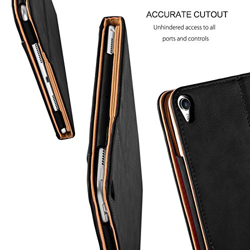 iPad PRO 10.5″ Hülle – JAMMYLIZARD Ledertasche Smart Case mit Standfunktion für iPad PRO 10.5″, SCHWARZ & HONIG, [MIT STIFT-HALTER] - 5