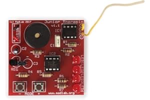 Whadda Lötbausatz, DIY, Madlab Elektronik-Kit, Junior Theremin, Musik machen mit Handbewegungen, lehrreich und unterhaltsam