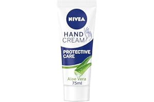NIVEA Soothing Care Aloe Vera Hand Cream (75ml), 24H Moisturising Hand Cream for Dry Cracked Hands, Non-Greasy, Fast-Absorbing Formula Soothes Skin