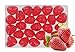 Box of 24 oil bath pearls - hearth shaped - fragrance strawberry