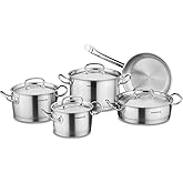Korkmaz Proline 9 Piece Cookware Set