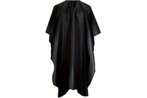 AYVRUOP mantellina per taglio capelli, mantella parrucchiere taglio capelli, mantella barbiere leggera, mantella taglio parrucchiere professionale e uso domastico chiusura a bottoni, 1 pezzo