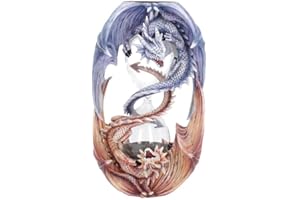 Nemesis Now Guardians of Time Anne Stokes - Temporizador de Arena (Resina, 20 cm), Color Lila