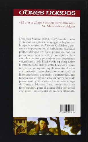 Book's Cover of El conde Lucanor