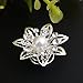 Imixlot Bridal Wedding Clear Crystal Swirl Hair Twists Coils Spirals Hair Pin Clip Accessories (pcak of 12) (#2)