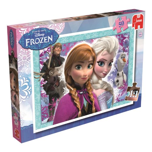 Disney Frozen Jumbo Games - Puzzle da 50 Pezzi