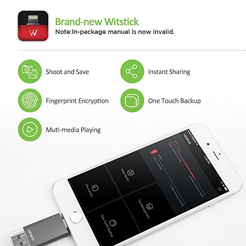 [Apple MFI Certified] OMARSÂ® Irisation USB Flash Drive 64GB with
Lightning Connector Memory Expansion for Apple iPhone iPod iPad
Computer Mac Laptop PC