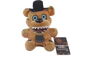 Jilijia Five Nights All Characters Sister Location Figures Toy Set Funtime Foxy and Puppet Action Figure Soft Plush Stuffed Doll Toy