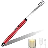 Light Arc, Electric Lighter, USB Rechargeable Electric LED Display Stick Lighter with Long Flexible Neck Suitable for Kitchen