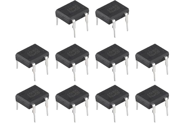 Durlo 10 stycken DB107 brygglikriktare – 1A 1000V diod för hushållsapparater och industriella elektroniska kretsar