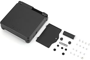 TIHEBEYAN Carcasa para Gameboy SP, Carcasa Protectora de Repuesto para Nintendo Game Boy Advance GBA SP (Negro)