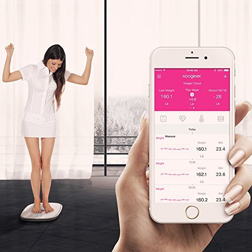 Koogeek Bluetooth Wi-Fi Smart Körperwaage Body – Analyzer - 6