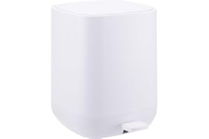Relaxdays soptunna, 9 liter, mjukstängande lock, avtagbar innerhink