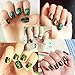 Shot--In 5 Colors Newest Broken Glass Foils Finger DIY Nail Art Stencil Decal Stickers