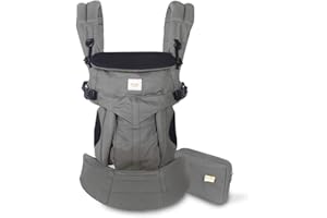 SONARIN Mochila portabebé Convertible Premium,Ergonómica,capucha de dormir,para recién nacidos y bebés(3-48 meses),carga máxima 20 kg,Soporte para la Cabeza,Marsupio portabebé(Verde Oscuro)