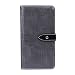 Produktbild Motorola Moto G7 Case, [Pocket] PU Leather Flip Wallet Credit Card Holder Slim Soft TPU Silicon Full Body Protective Shockproof Cover with Magnetic Closure Grey
